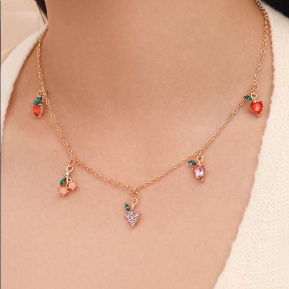 PinkBaeBoutique Jewelry - 3/$30 💛 Fruit Charm Necklace